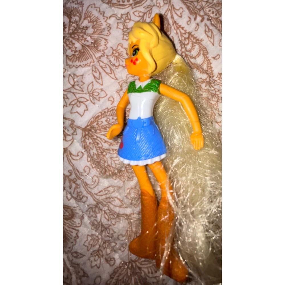 My Little Pony Equestria Girls Applejack Mini Doll Figure Orange Blonde Hair